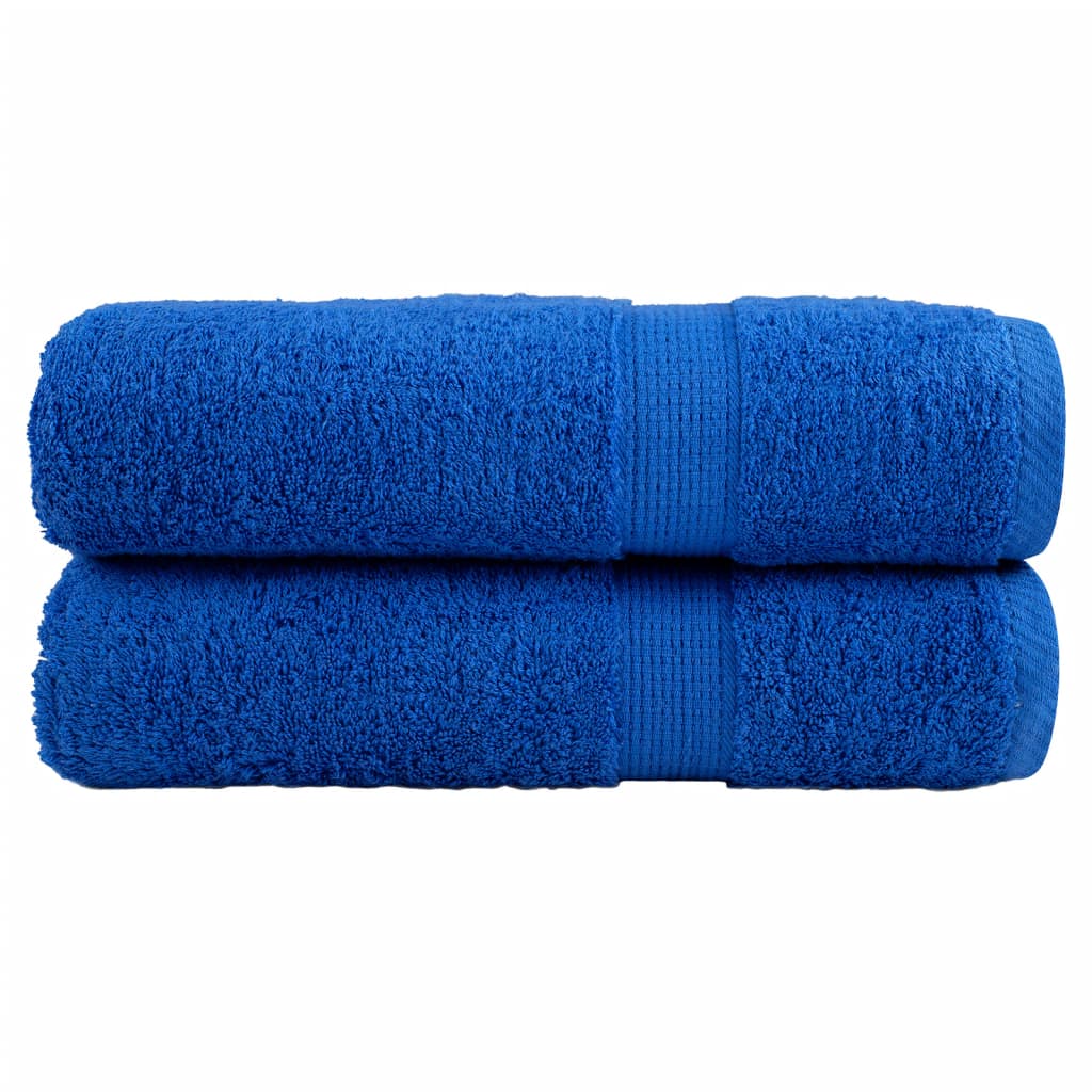 Premium Bath Towels SOLUND 2pcs Blue 100x150cm 600gsm