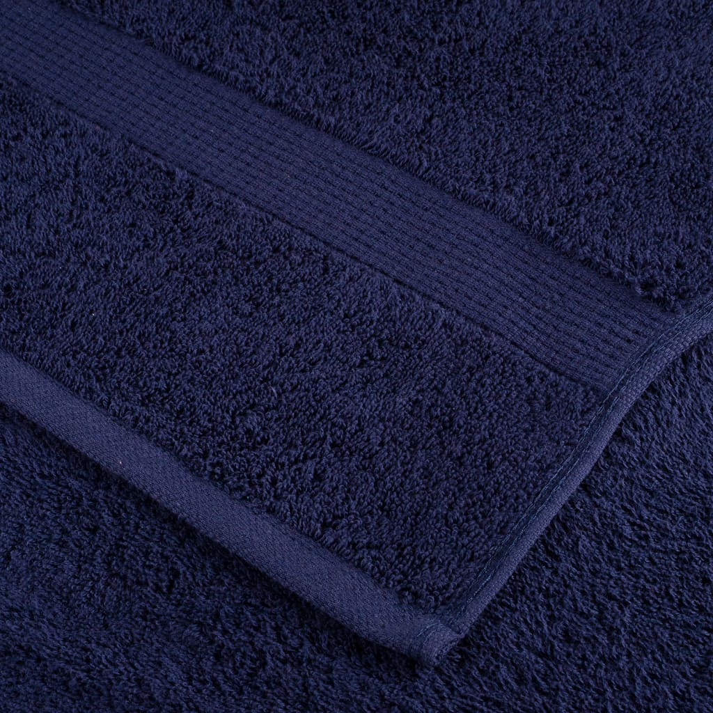 Premium Hand Towels SOLUND 4pcs Navy Blue 50x100cm 600gsm