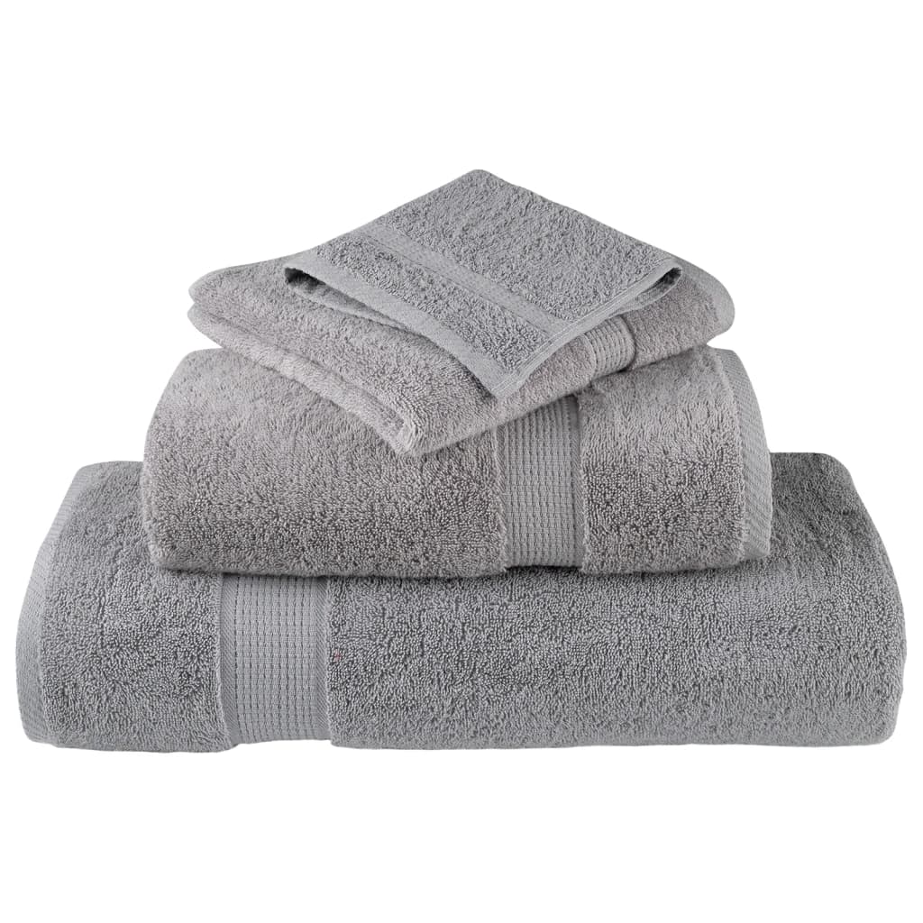 Premium Hand Towels SOLUND 10pcs Grey 50x100cm 600gsm