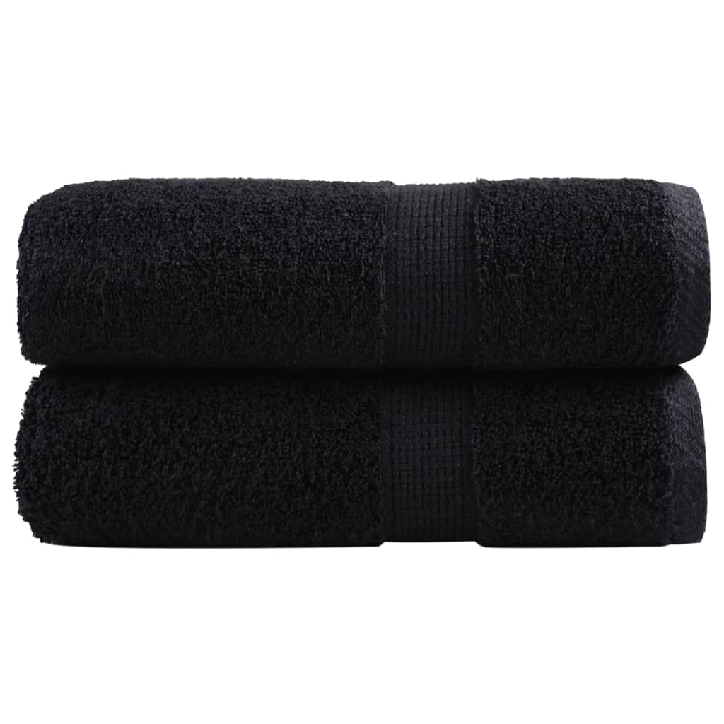 Premium Wash Towels SOLUND 2 pcs Black 30x30 cm 600 gsm