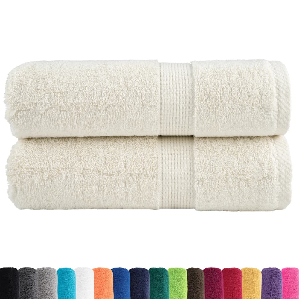 Premium Wash Towels SOLUND 2 pcs Cream 30x30 cm 600 gsm