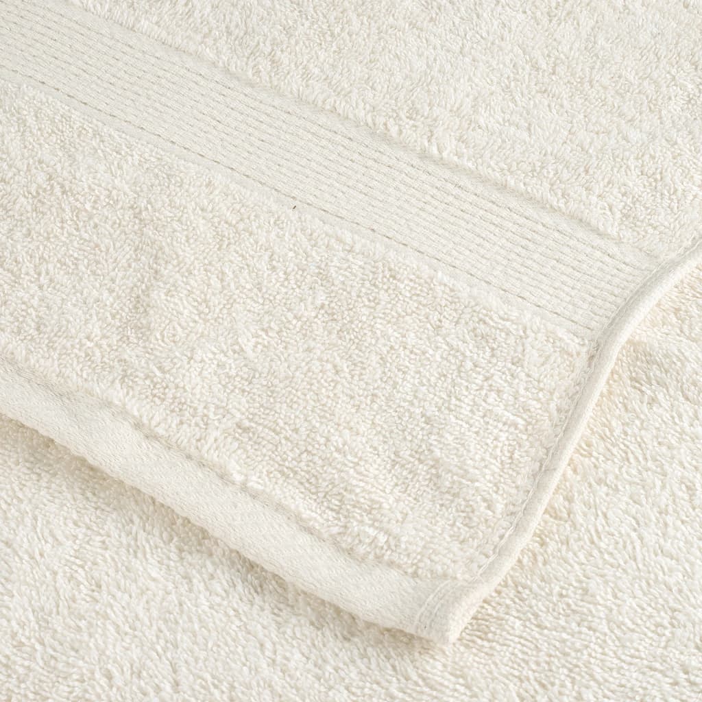 Premium Hand Towels SOLUND 2 pcs Cream 50x100 cm 600 gsm