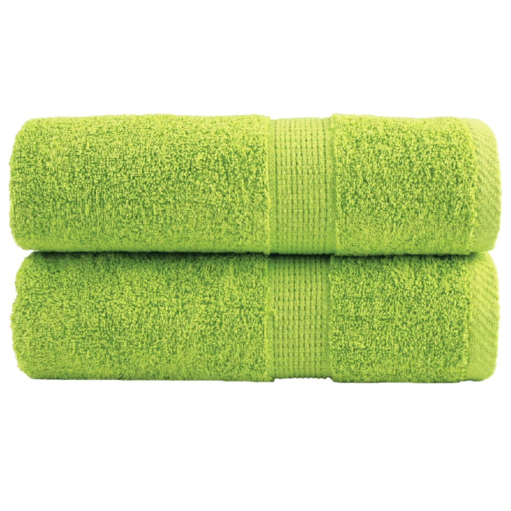 Premium Wash Towels SOLUND 2 pcs Apple Green 30x30 cm 600 gsm