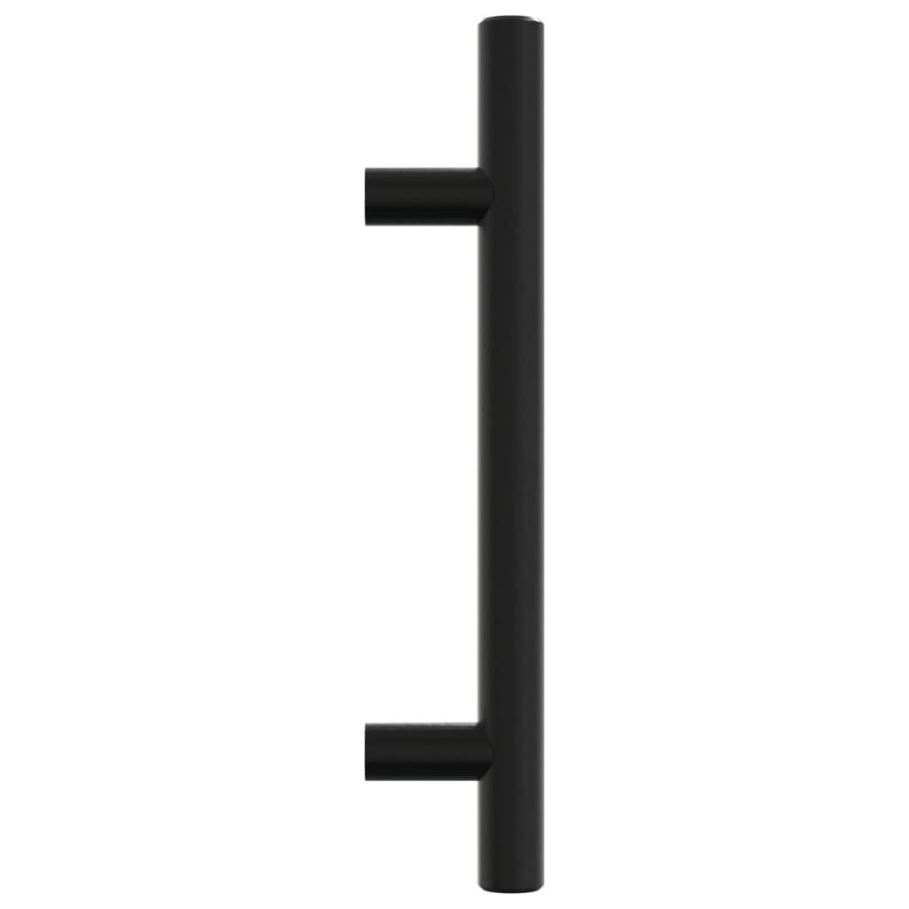 Cabinet Handles 20 pcs Black 96 mm Stainless Steel