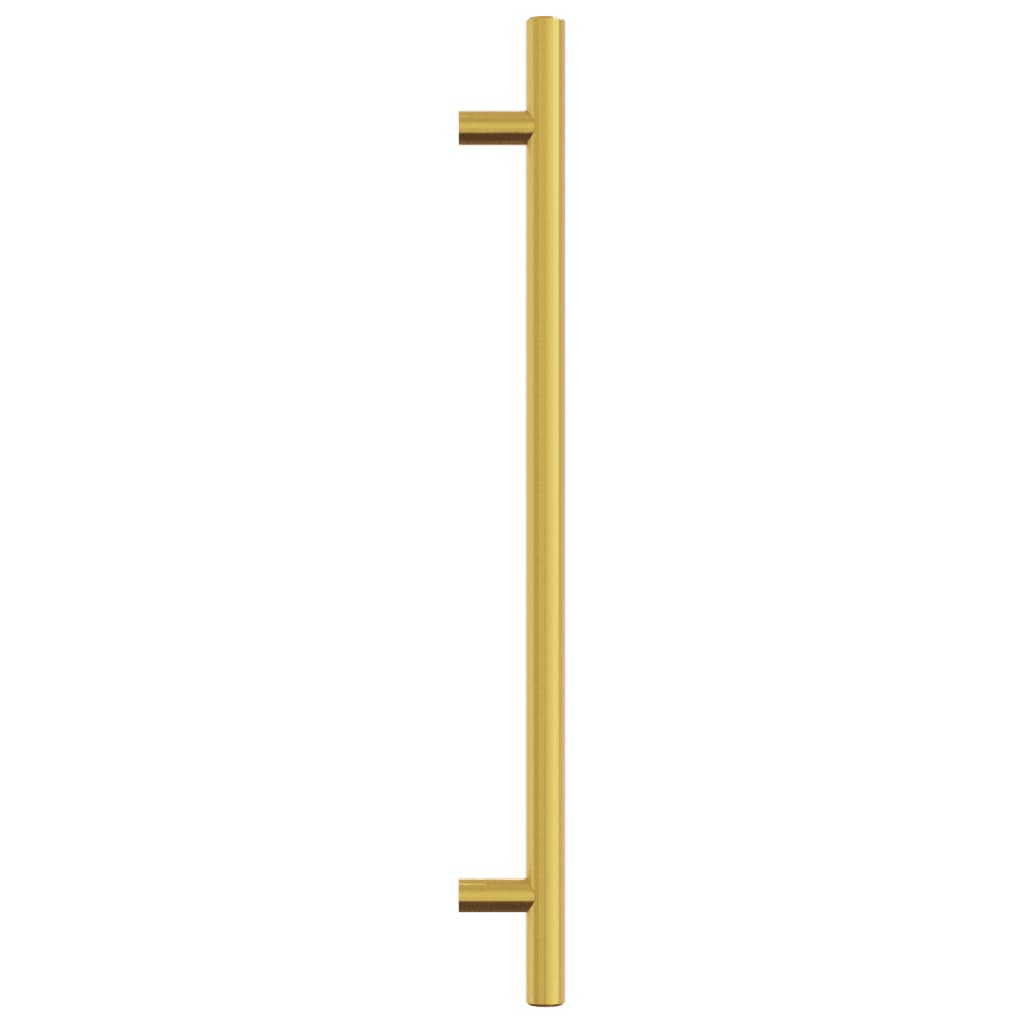 Cabinet Handles 10 pcs Gold 224 mm Stainless Steel