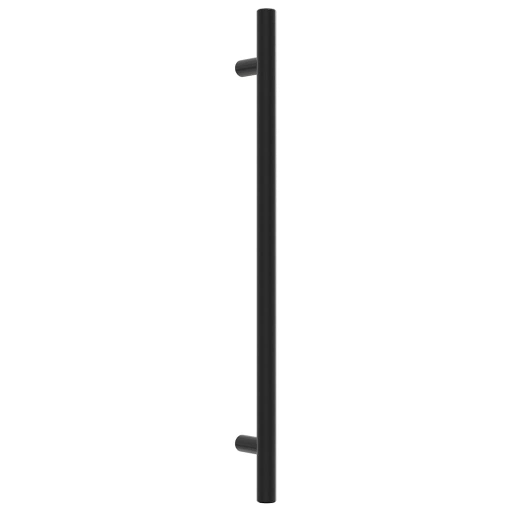 Cabinet Handles 10 pcs Black 224 mm Stainless Steel