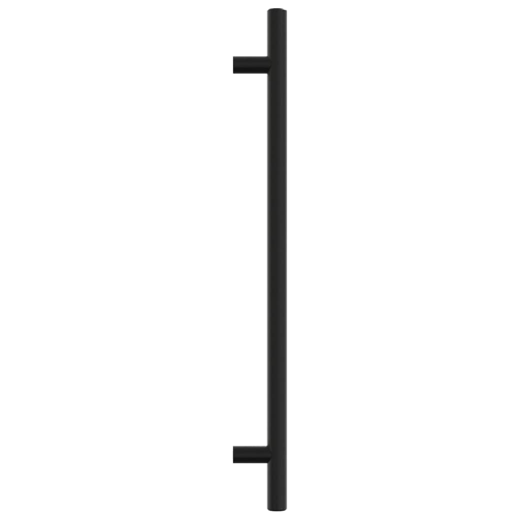 Cabinet Handles 10 pcs Black 224 mm Stainless Steel