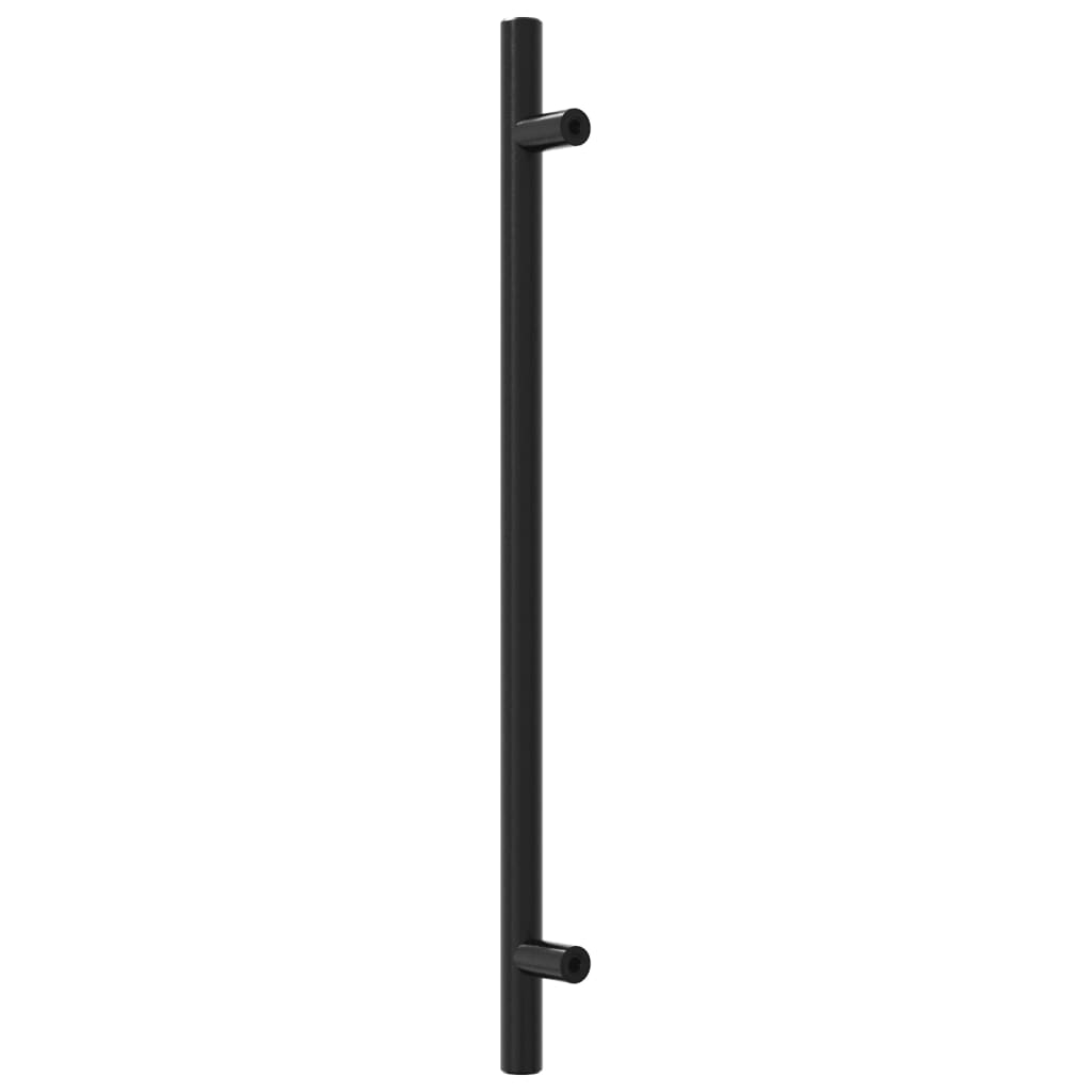 Cabinet Handles 10 pcs Black 224 mm Stainless Steel