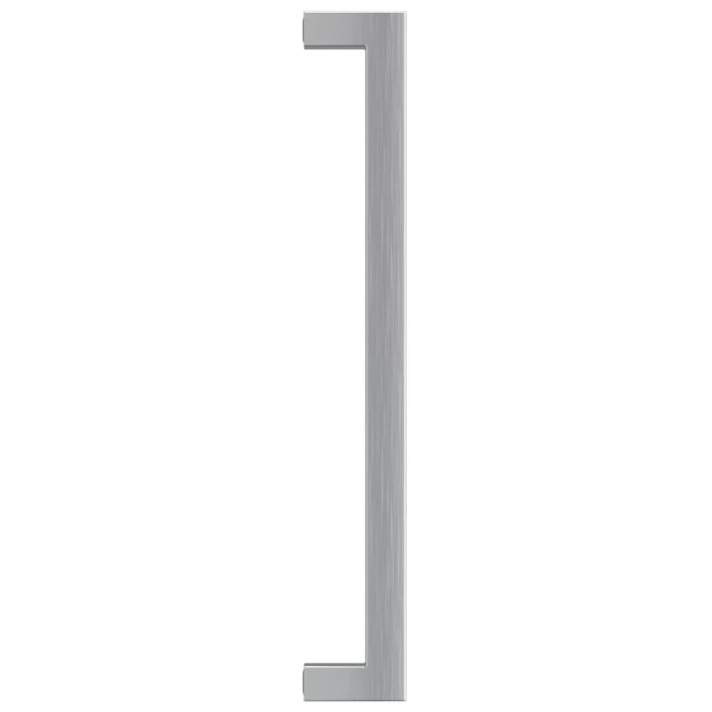 Cabinet Handles 10 pcs Silver 224 mm Stainless Steel