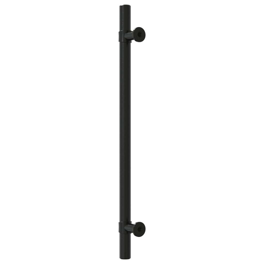 Cabinet Handles 10 pcs Black 192 mm Stainless Steel