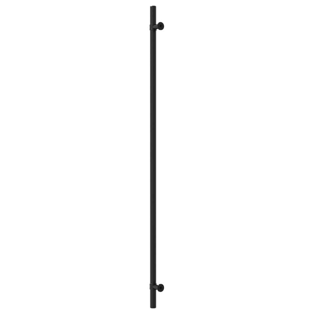 Cabinet Handles 10 pcs Black 480 mm Stainless Steel
