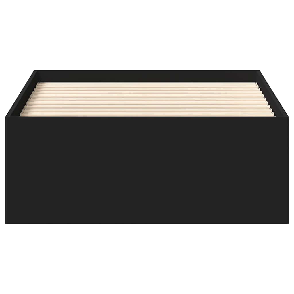 Bed Frame without Mattress Black 90x190 cm Single