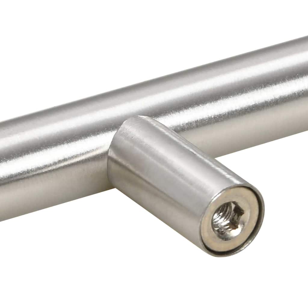 Cabinet Handles 5 pcs Silver 224 mm Stainless Steel