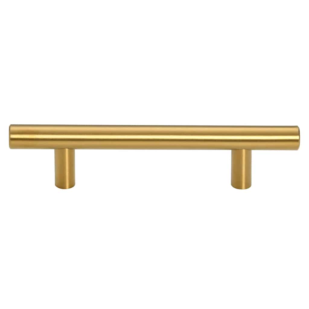Cabinet Handles 10 pcs Gold 64 mm Stainless Steel