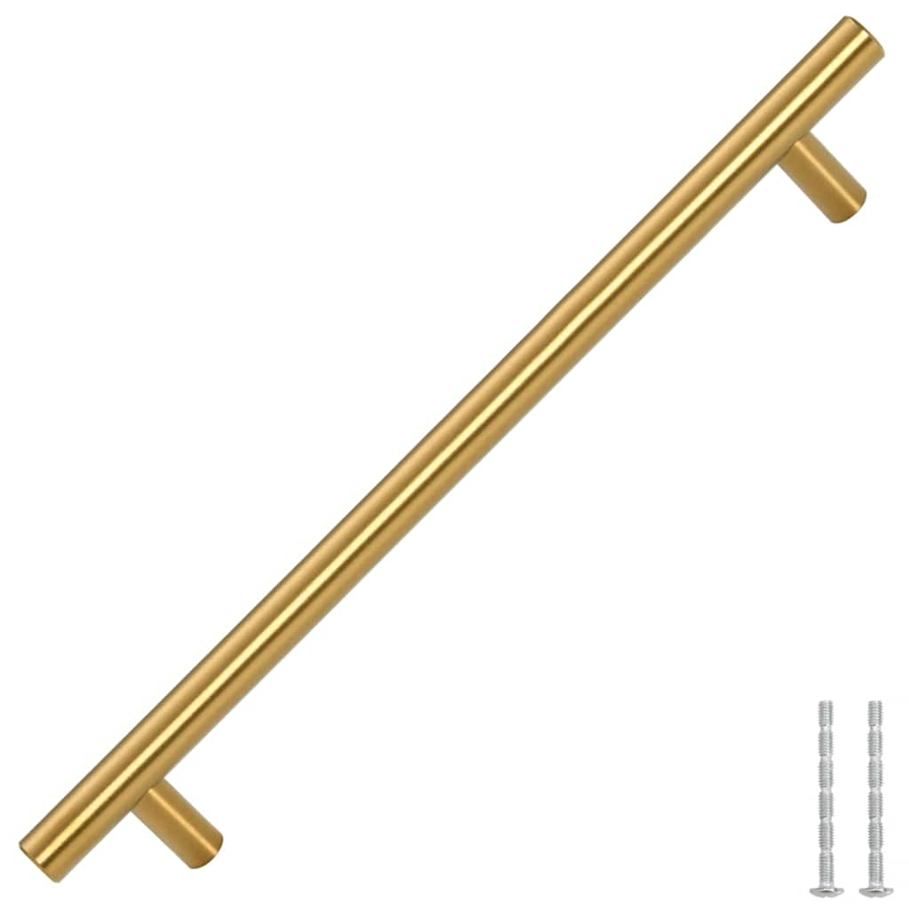 Cabinet Handles 5 pcs Gold 192 mm Stainless Steel