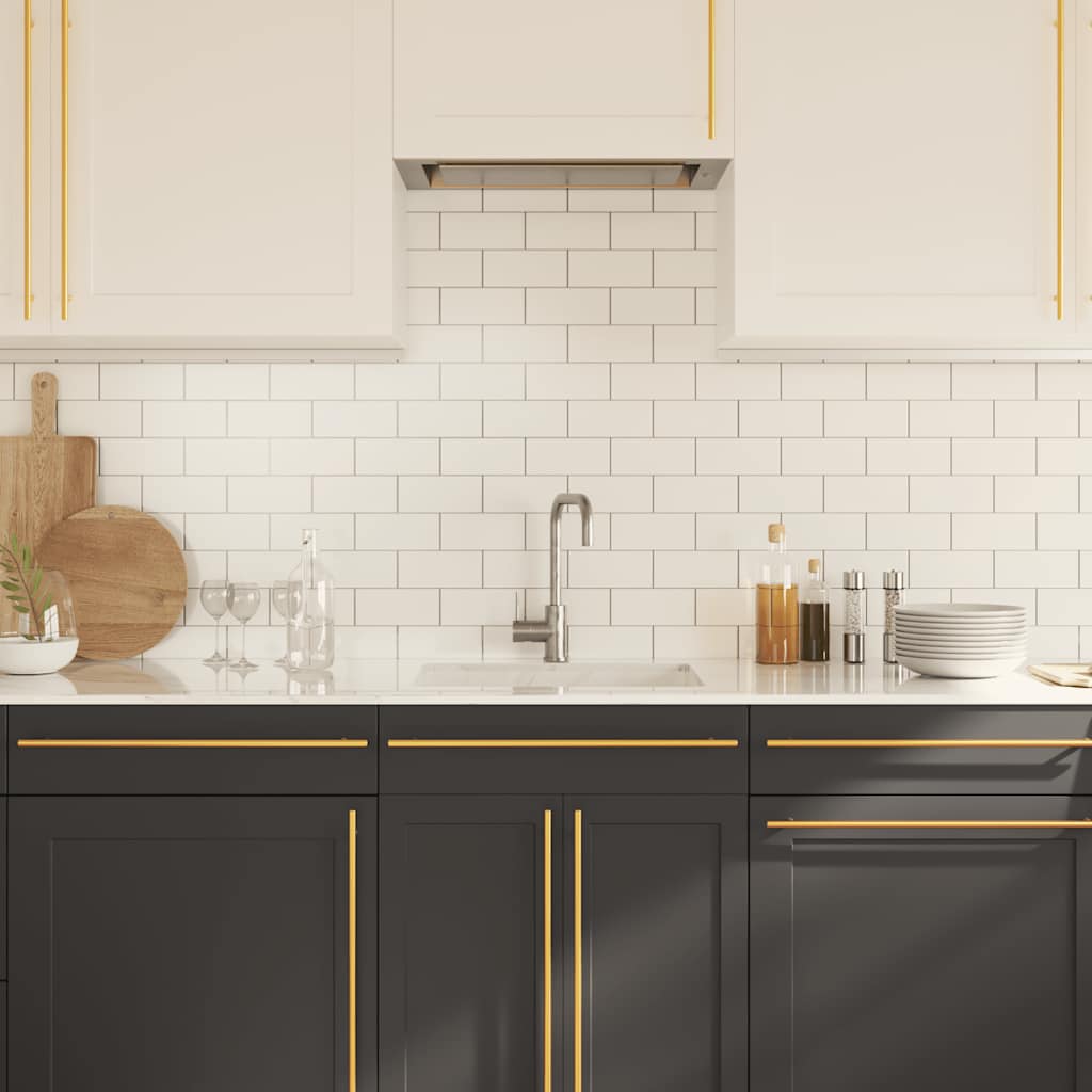Cabinet Handles 5 pcs Gold 480 mm Stainless Steel