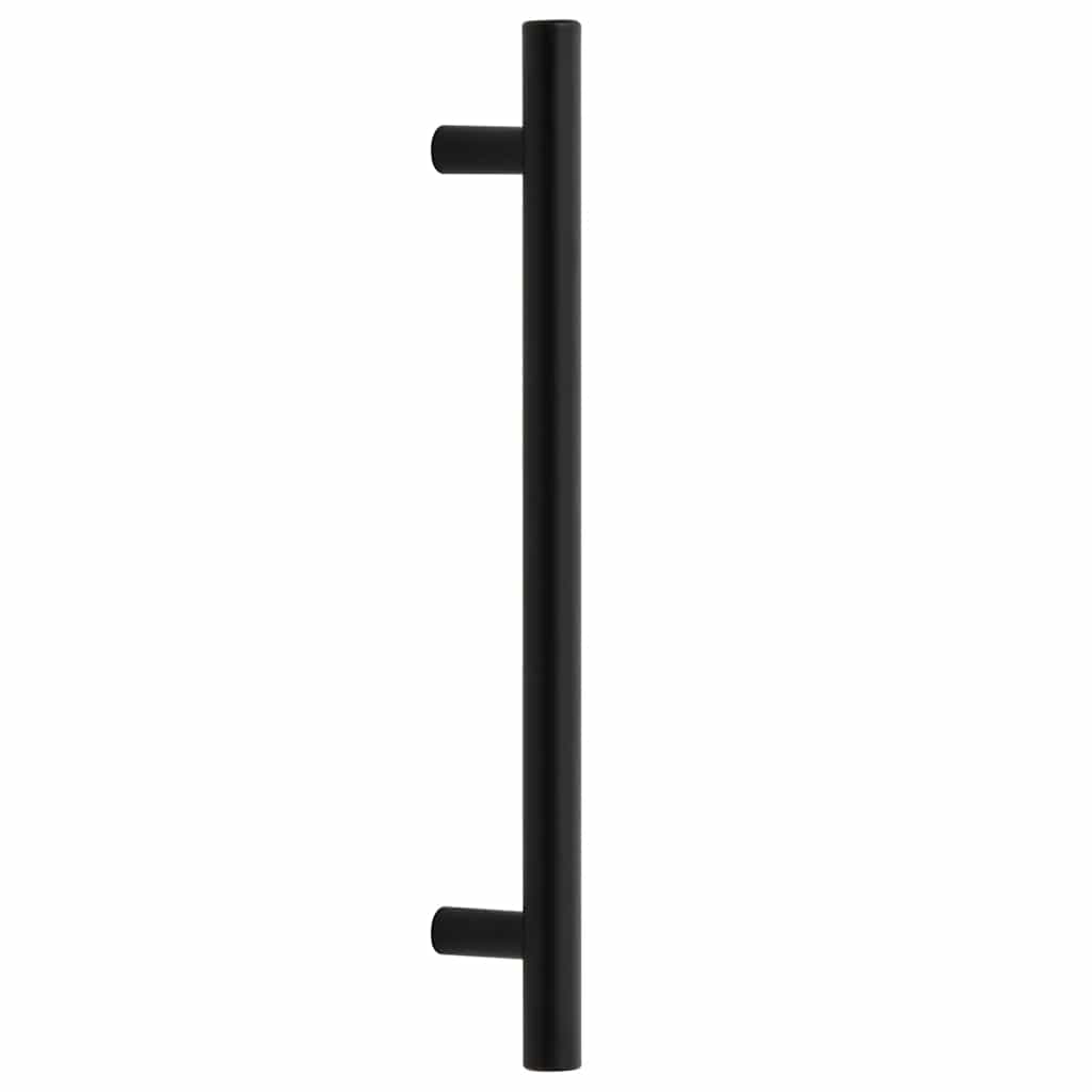 Cabinet Handles 10 pcs Black 160 mm Stainless Steel