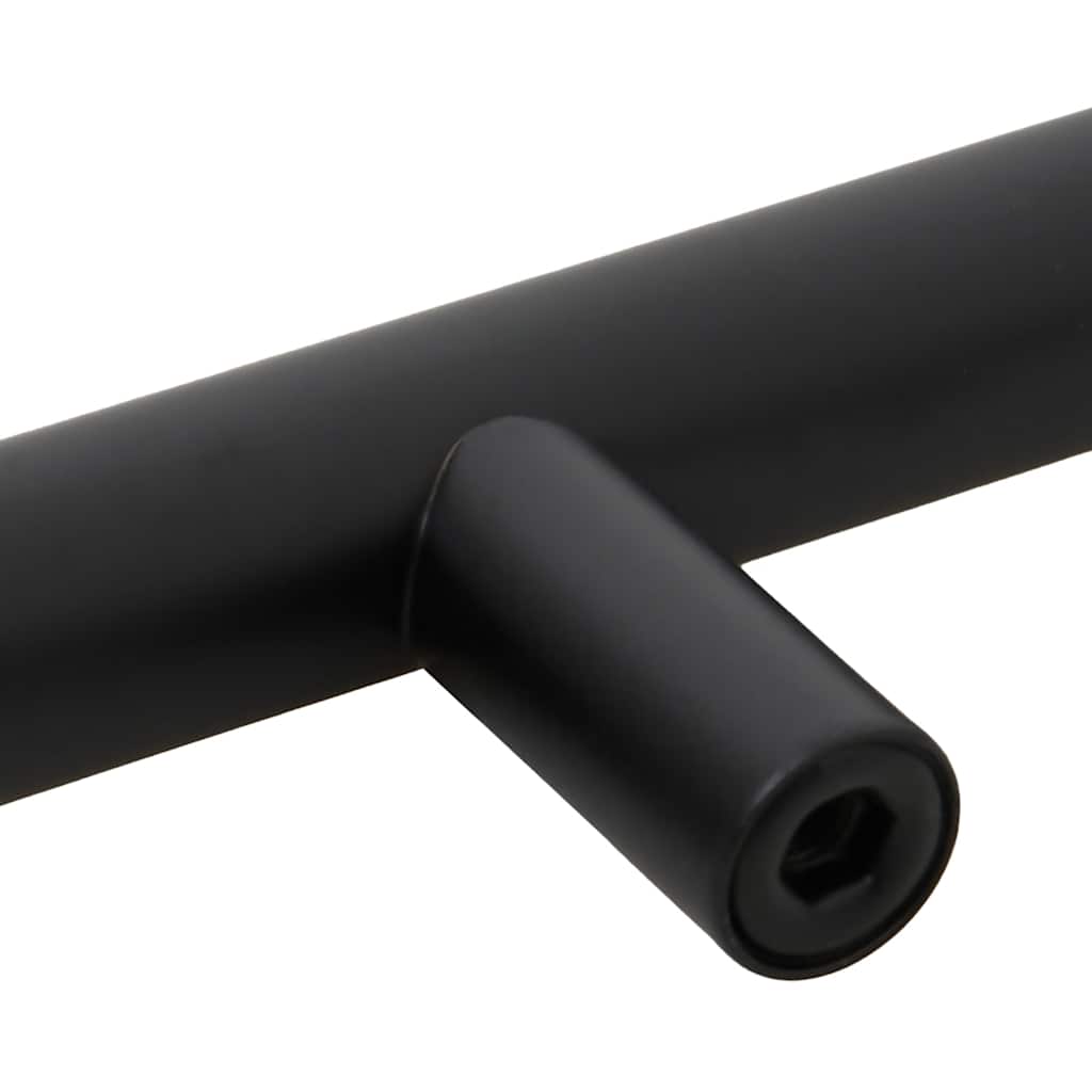 Cabinet Handles 5 pcs Black 224 mm Stainless Steel