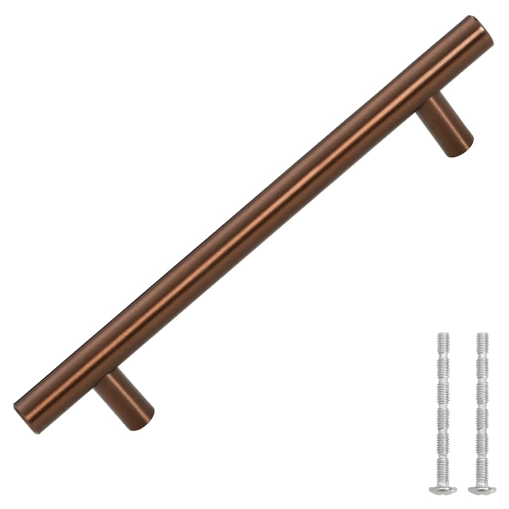 Cabinet Handles 10 pcs Bronze 128 mm Stainless Steel