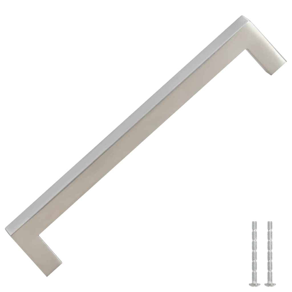 Cabinet Handles 10 pcs Silver 160 mm Stainless Steel