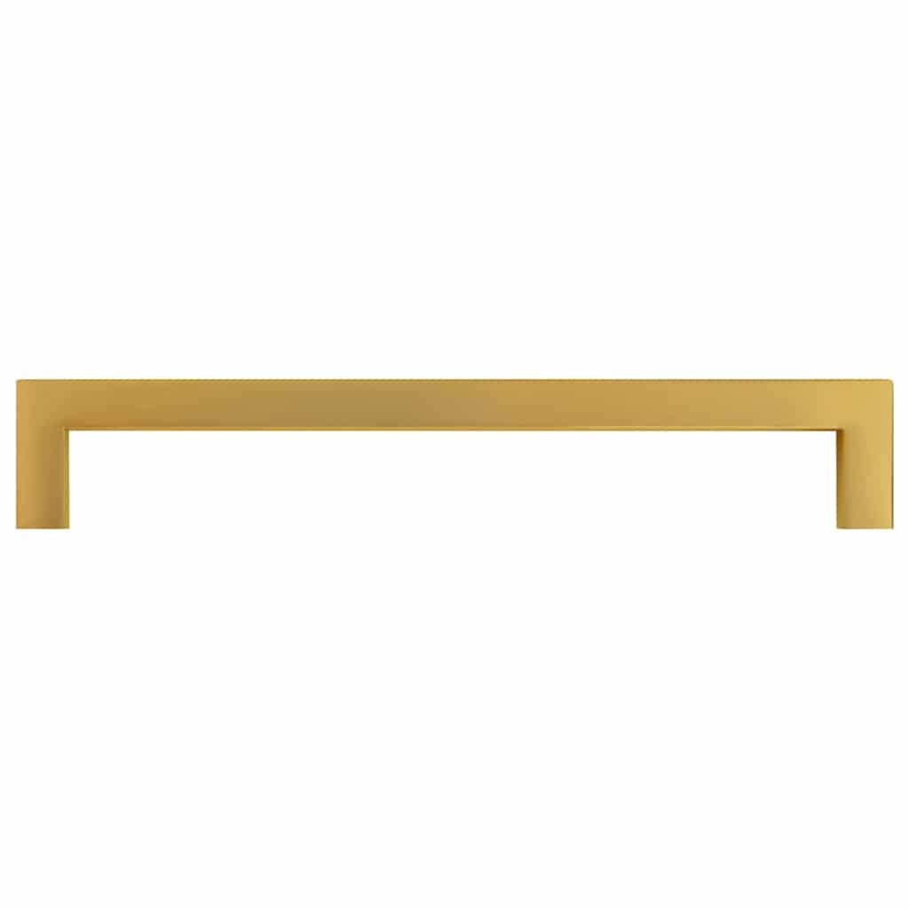 Cabinet Handles 5 pcs Gold 192 mm Stainless Steel