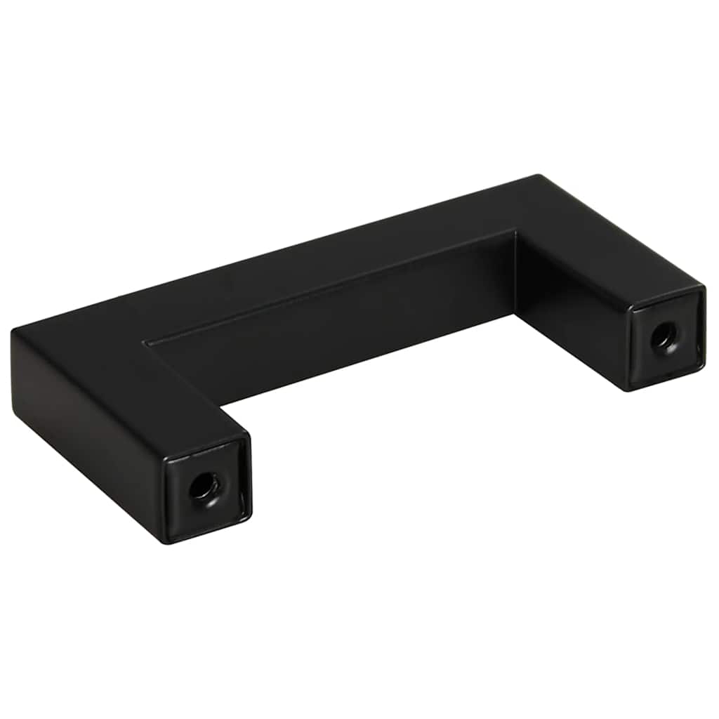 Cabinet Handles 10 pcs Black 64 mm Stainless Steel