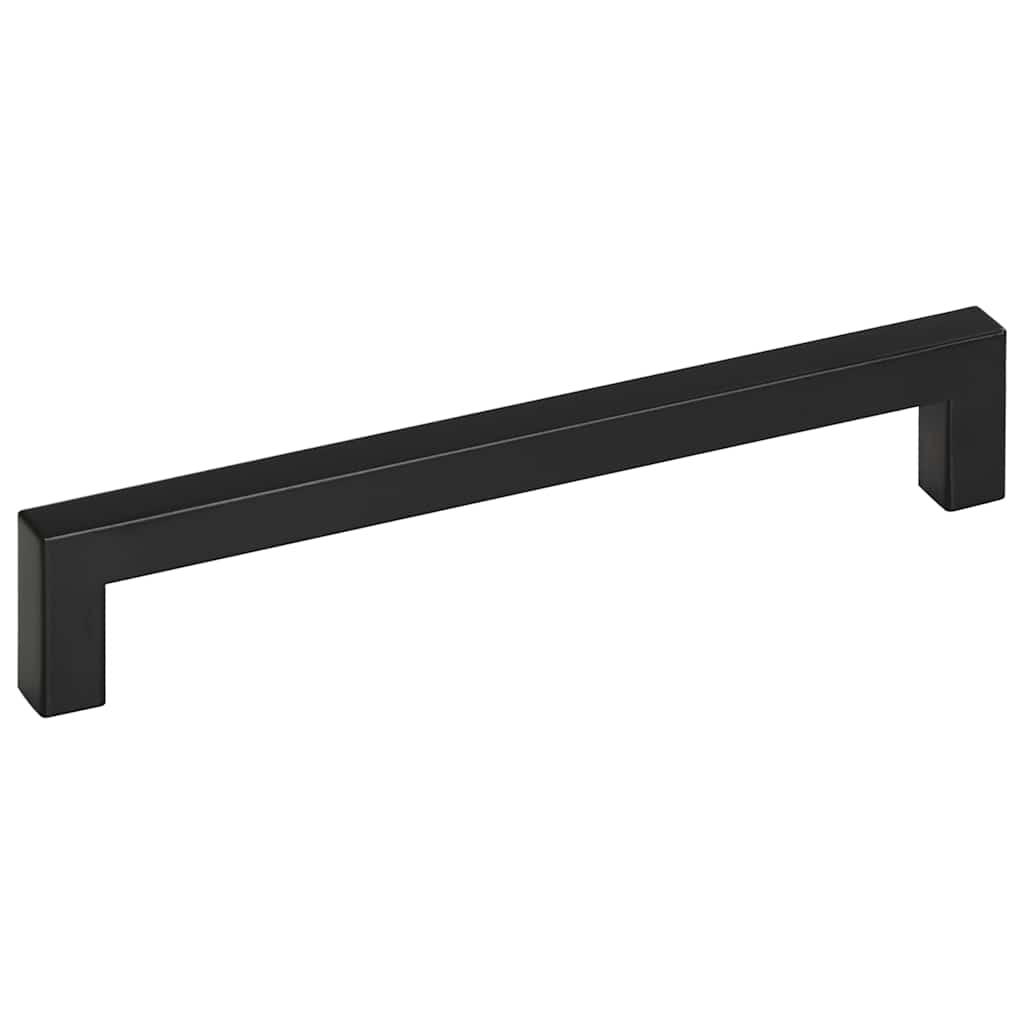 Cabinet Handles 5 pcs Black 192 mm Stainless Steel