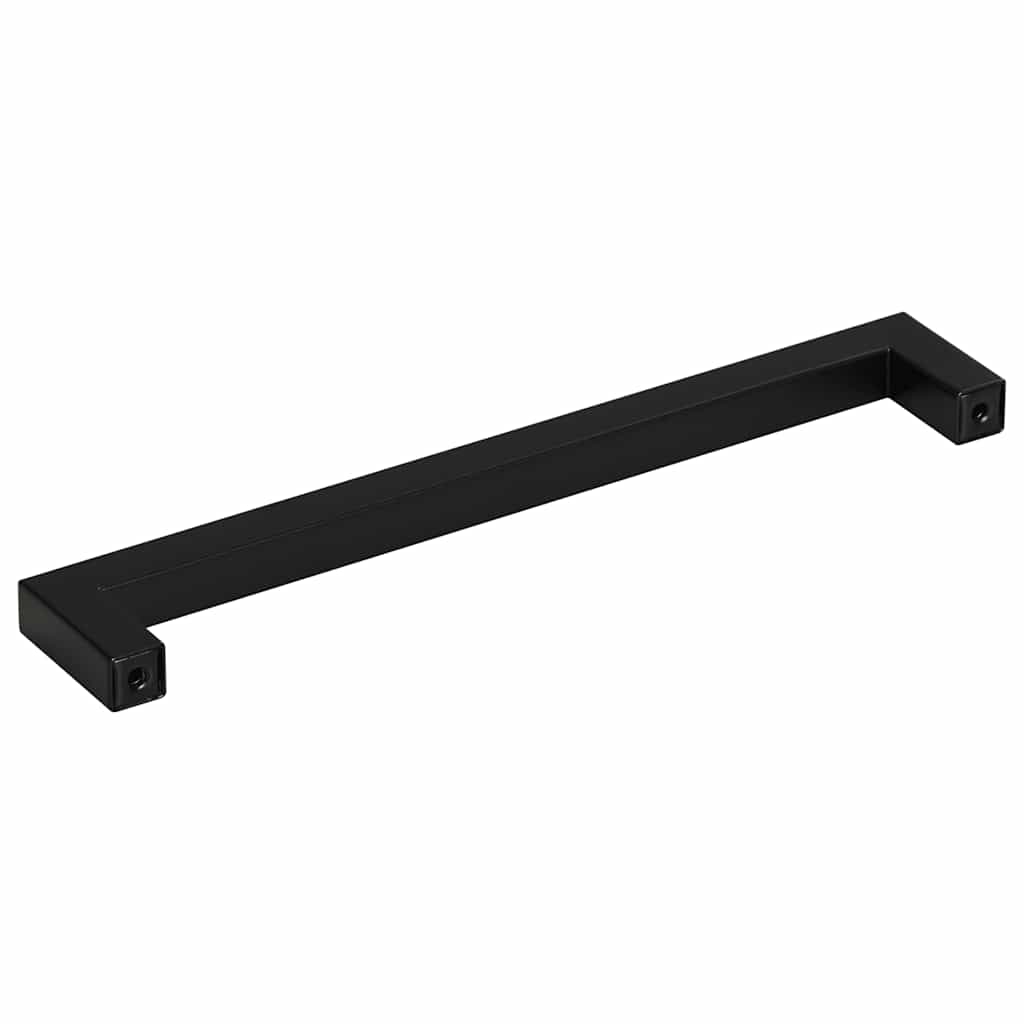 Cabinet Handles 5 pcs Black 192 mm Stainless Steel