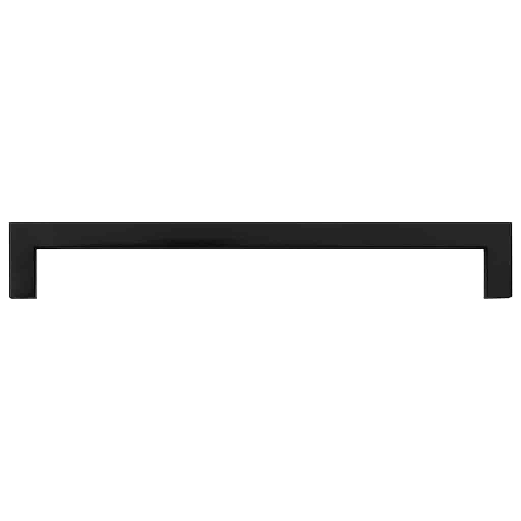 Cabinet Handles 5 pcs Black 224 mm Stainless Steel