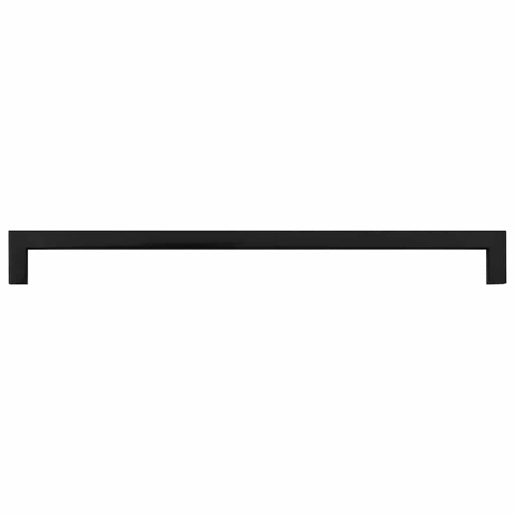 Cabinet Handles 5 pcs Black 320 mm Stainless Steel
