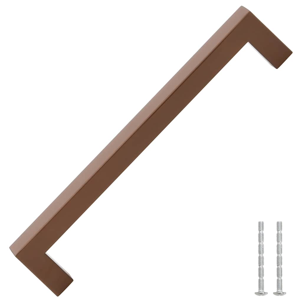 Cabinet Handles 5 pcs Bronze 192 mm Stainless Steel