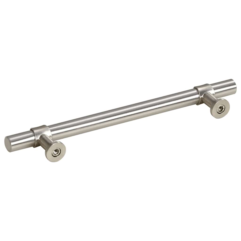 Cabinet Handles 10 pcs Silver 128 mm Stainless Steel