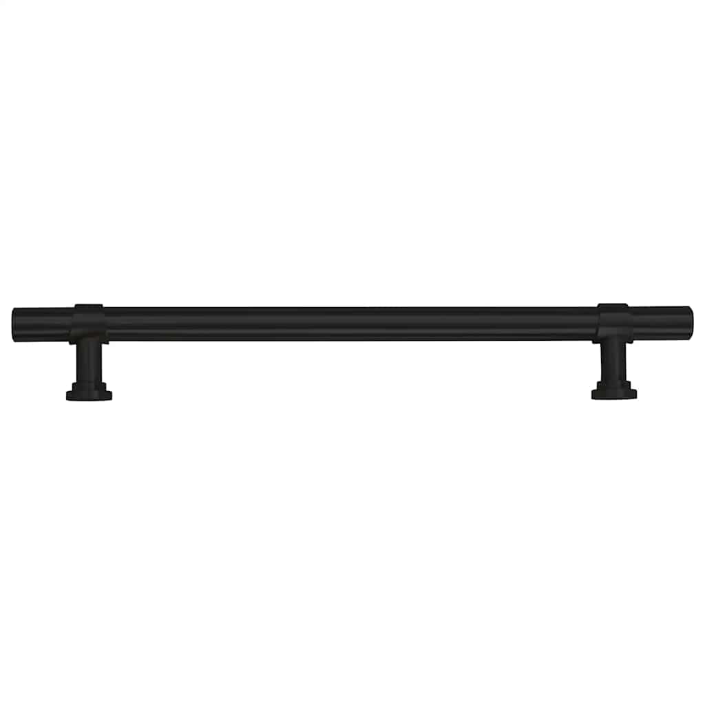 Cabinet Handles 10 pcs Black 160 mm Stainless Steel