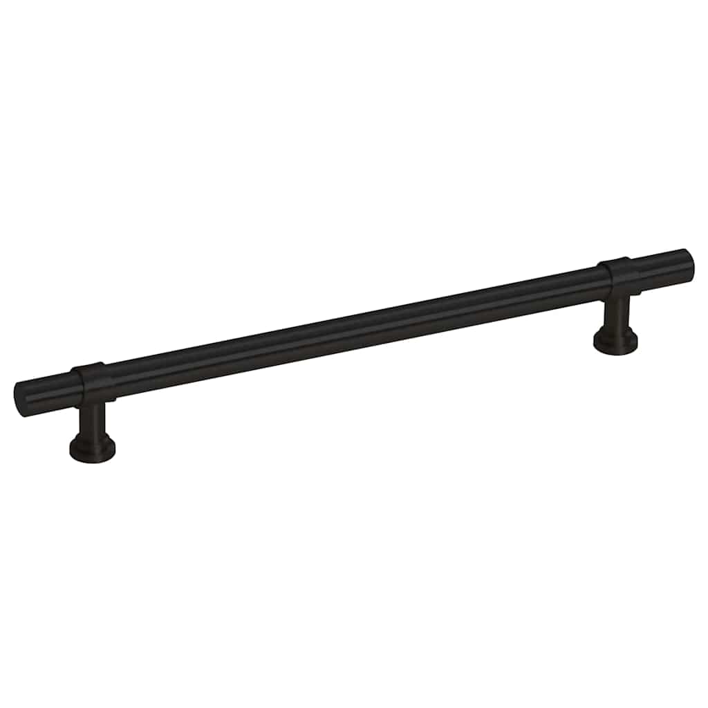 Cabinet Handles 10 pcs Black 160 mm Stainless Steel