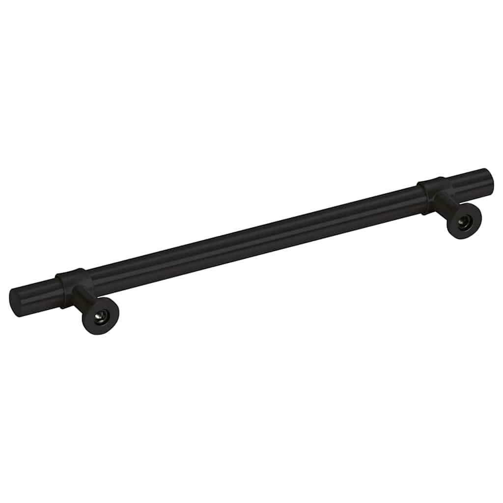 Cabinet Handles 10 pcs Black 160 mm Stainless Steel