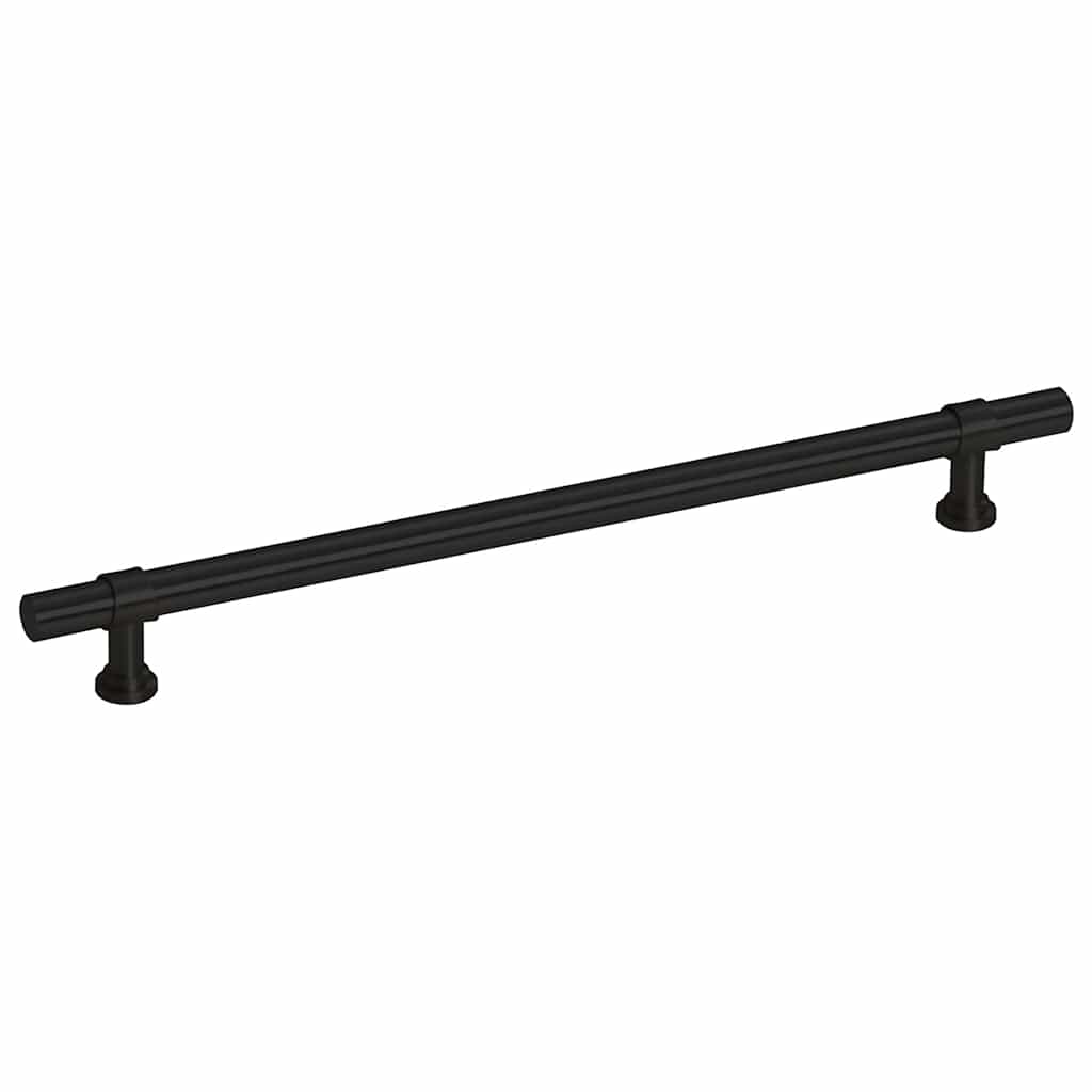Cabinet Handles 5 pcs Black 192 mm Stainless Steel