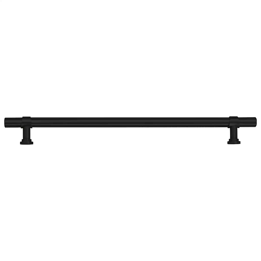 Cabinet Handles 5 pcs Black 224 mm Stainless Steel