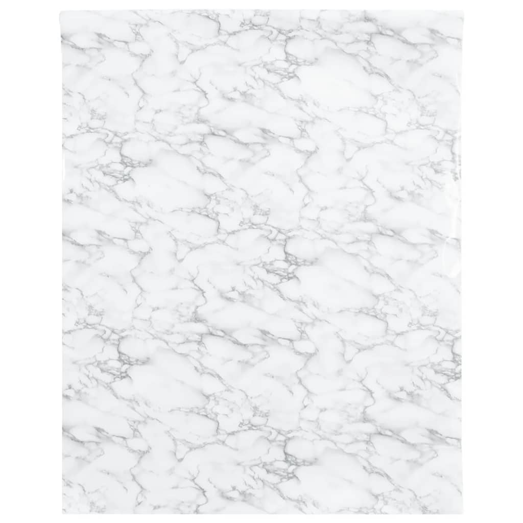Furniture Stickers Self-Adhesive Marble White 90x500 cm PVC