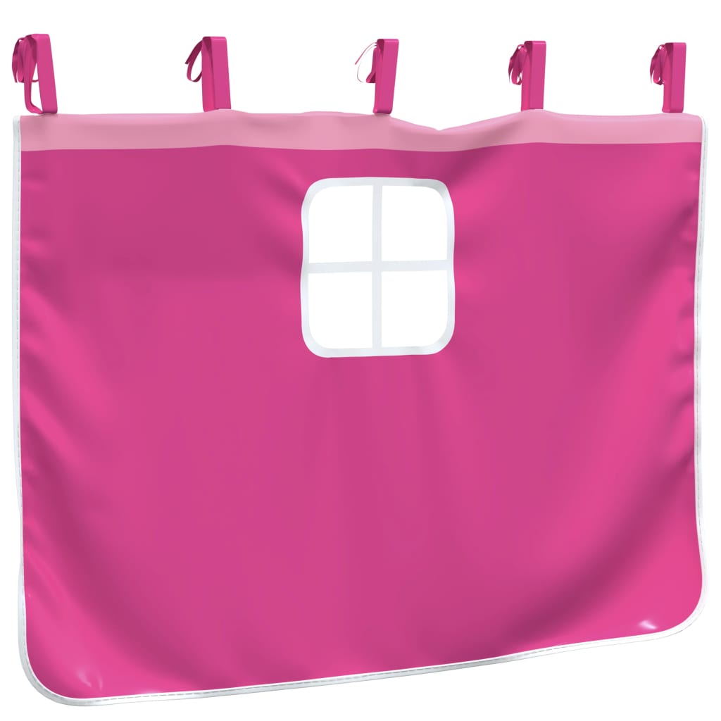 Curtains for Loft Bed with Tunnel Pink Polyester