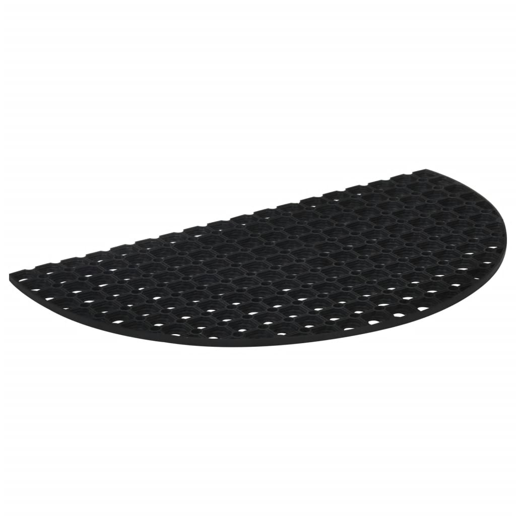 Door Mat Half Round 45x75 cm Rubber