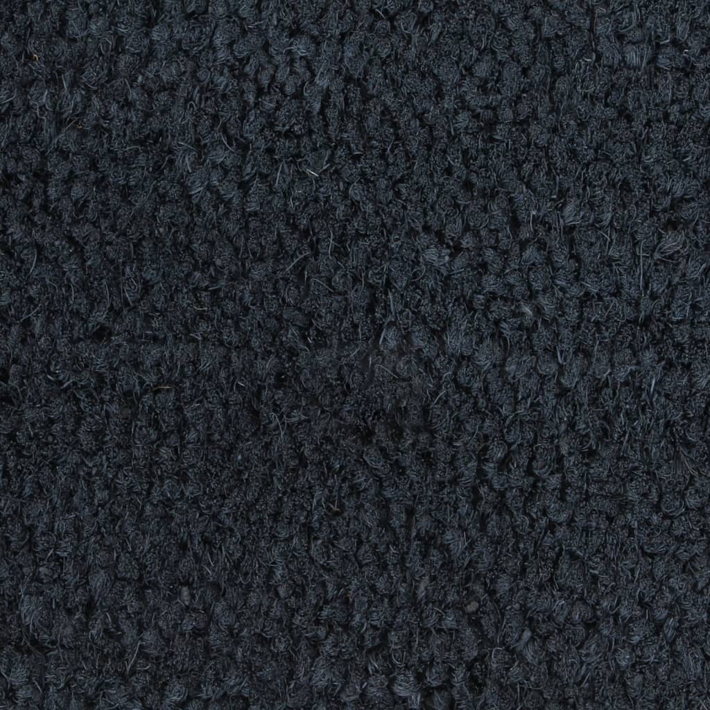 Door Mat Dark Grey 100x300 cm Tufted Coir