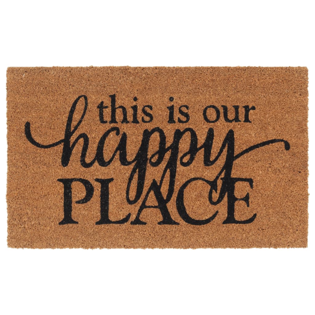 Door Mat Natural 45x75 cm Tufted Coir