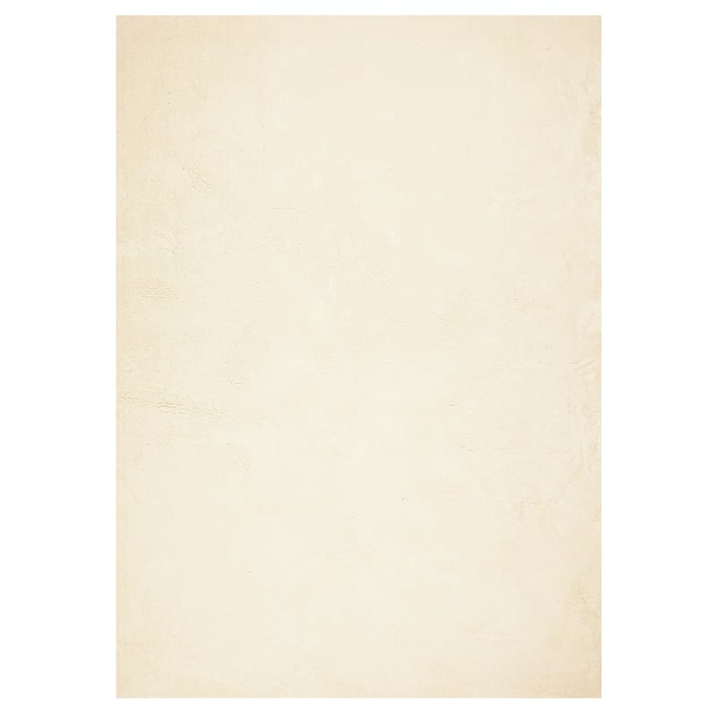 Rug HUARTE Short Pile Soft and Washable Cream 240x340 cm