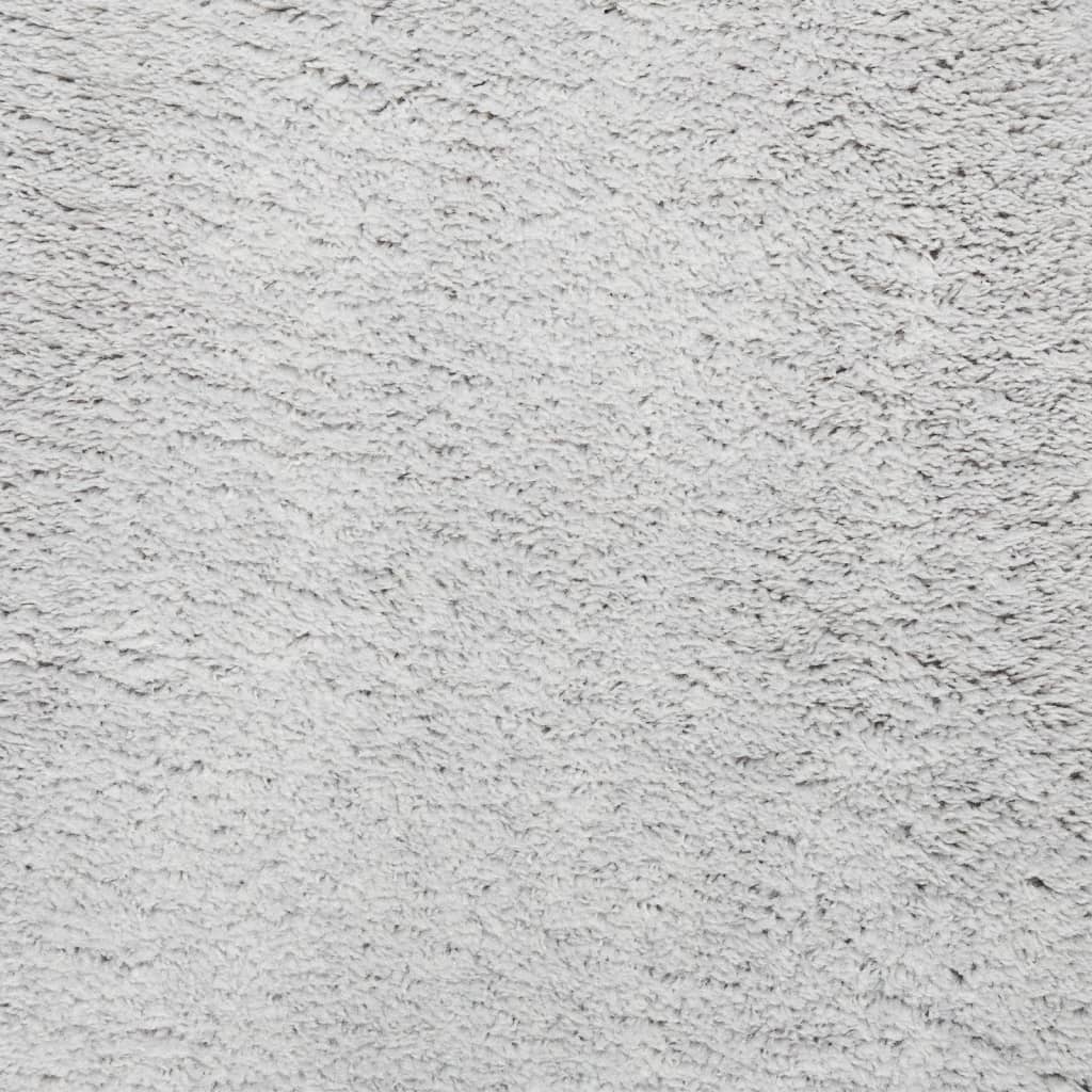 Rug HUARTE Short Pile Soft and Washable Grey 160x230 cm