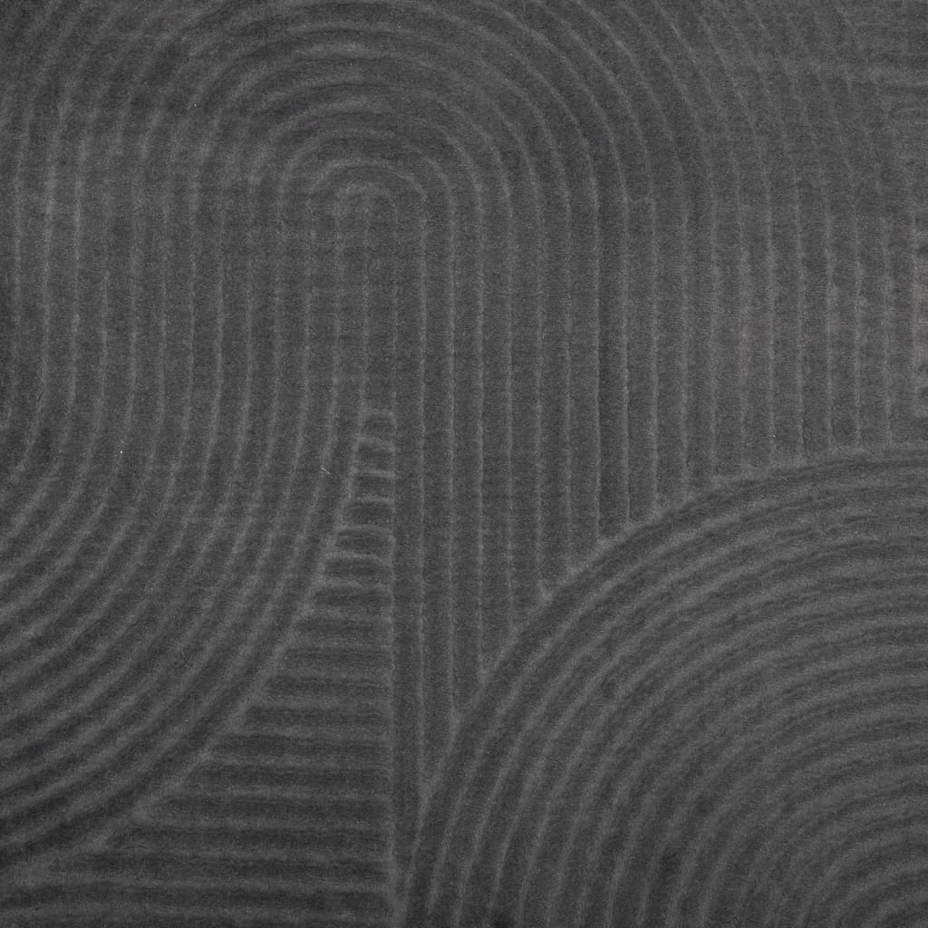 Rug IZA Short Pile Scandinavian Look Anthracite 80x150 cm