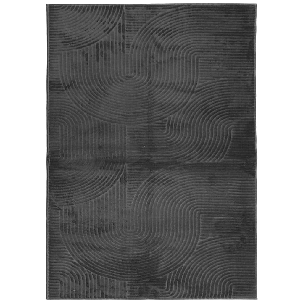 Rug IZA Short Pile Scandinavian Look Anthracite 200x280 cm