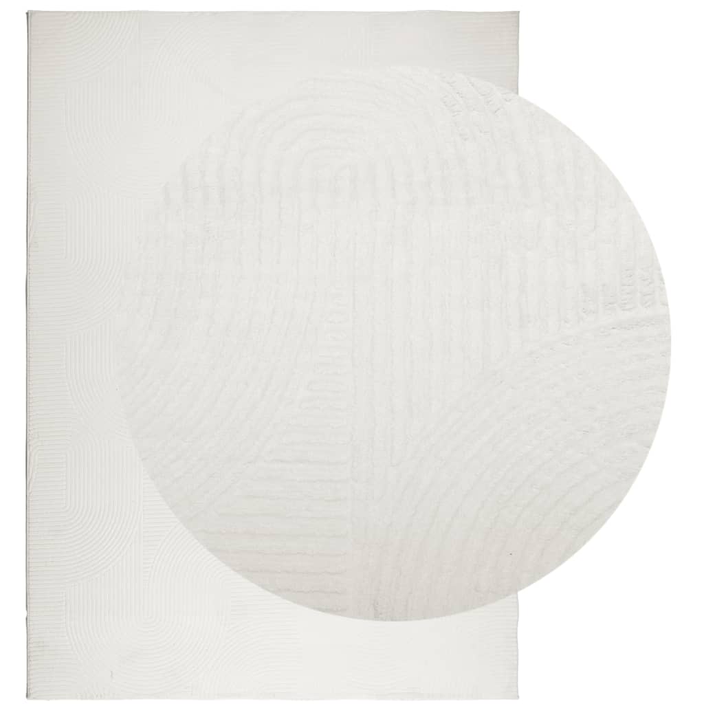 Rug IZA Short Pile Scandinavian Look Cream 200x280 cm