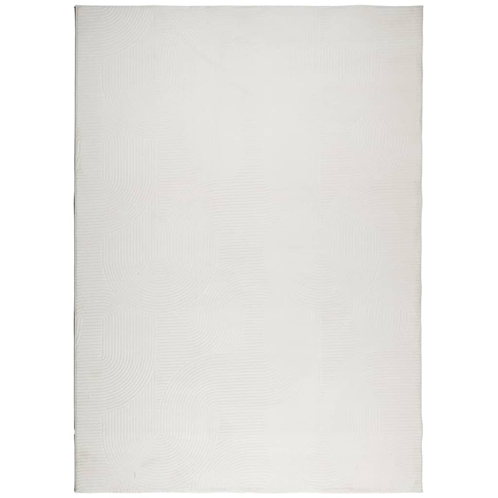 Rug IZA Short Pile Scandinavian Look Cream 240x340 cm