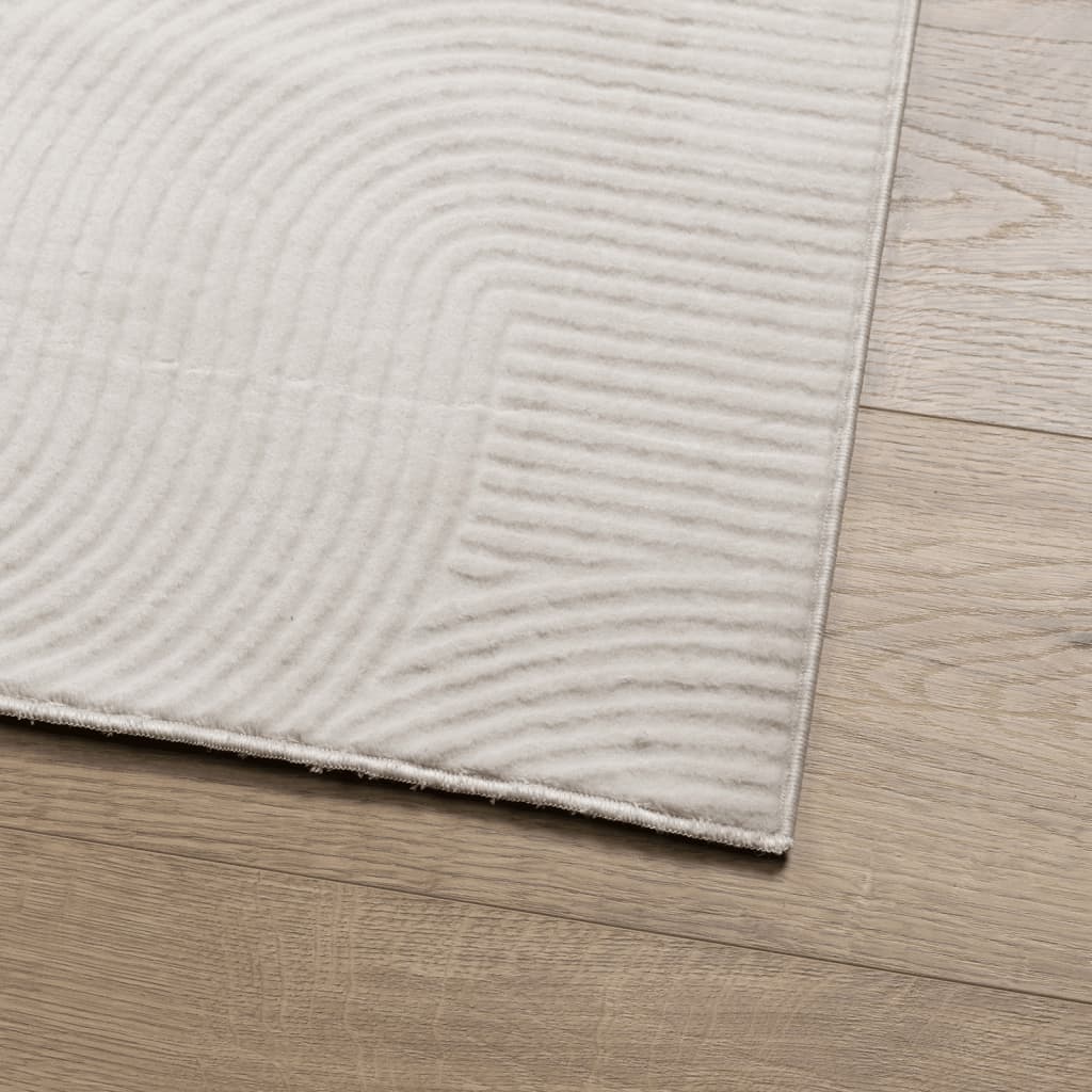 Rug IZA Short Pile Scandinavian Look Cream 240x340 cm