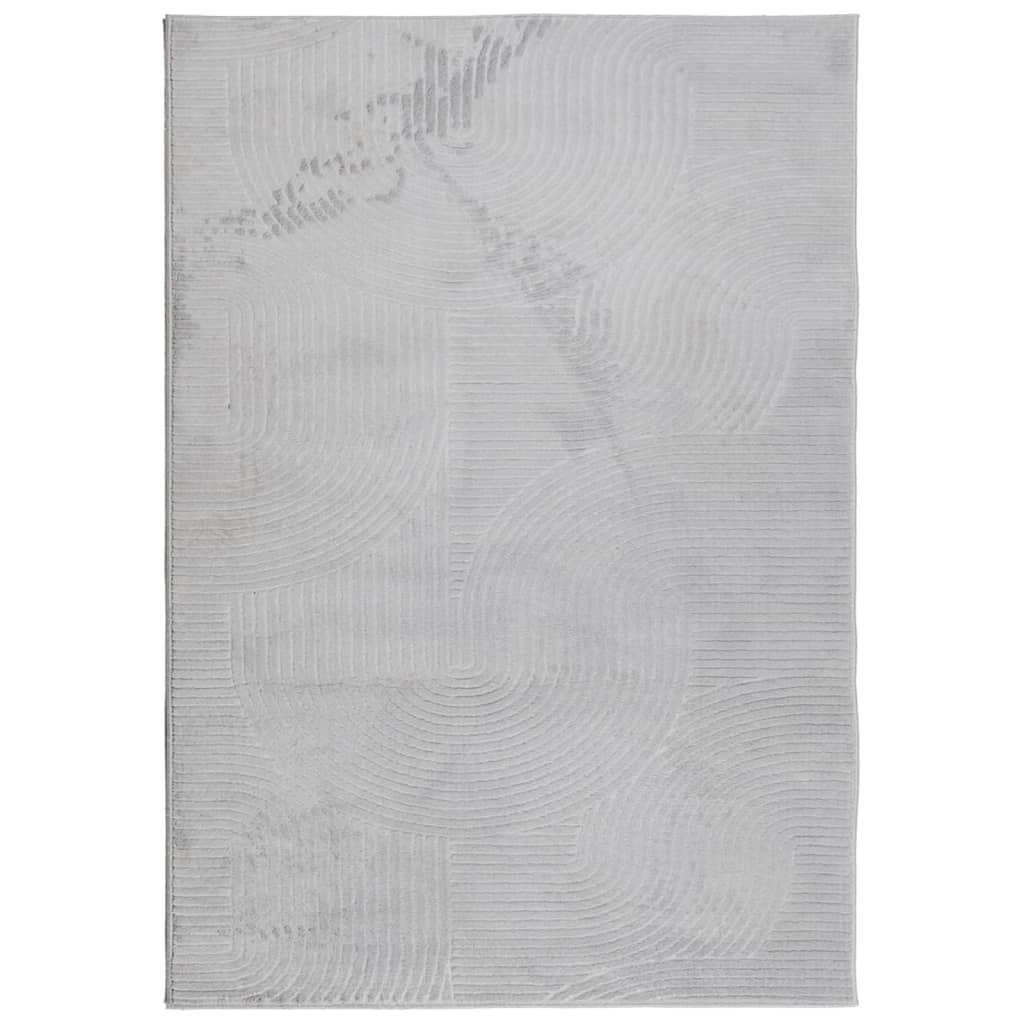 Rug IZA Short Pile Scandinavian Look Grey 160x230 cm